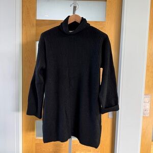 Topshop Black Cowl Neck Sweater